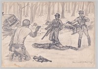 WWII U.S. SOLDIER SKETCHBOOK NAMED