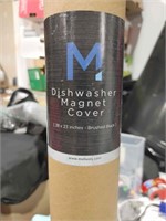 (N) Dishwasher magnet cover 28x23 inch brushed bla