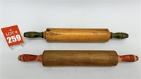 Vintage Wooden Rolling Pins (2)