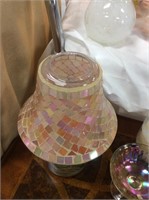 Glass candle lamp shade