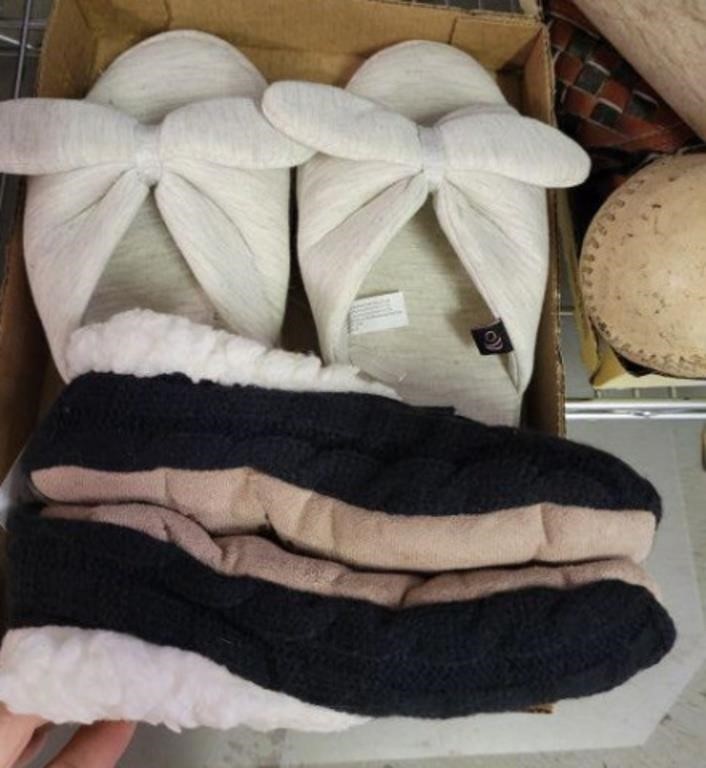 TRAY OF SLIPPERS