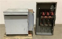 GE Transformer And Breaker Box