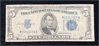 1934 C $5 Silver Certificate