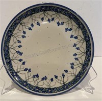 POLISH HANDMADE POTTERY 10 Dinner Plate