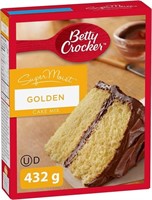 4 PACK- Betty Crocker Super Moist Golden Cake Mix