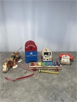 Assortment of Vintage Fisher Price Playskool Toys