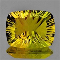 Natural ConCave Cut AAA Canary Yellow Fluorite - F