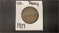 1917 Big Penny Coin