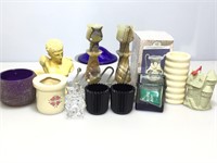 Assorted Candle Holders & more