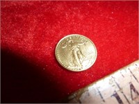 2022 US Gold Eagle $5 1/10 Oz Fine Gold Coin