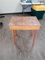 Small wooden table