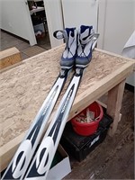 Rossignol skis with boots