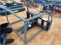 BRAND NEW SKIDSTEER AUGER WITH (3) BITS