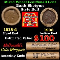 Small Cent Mixed Roll Orig Brandt McDonalds Wrappe