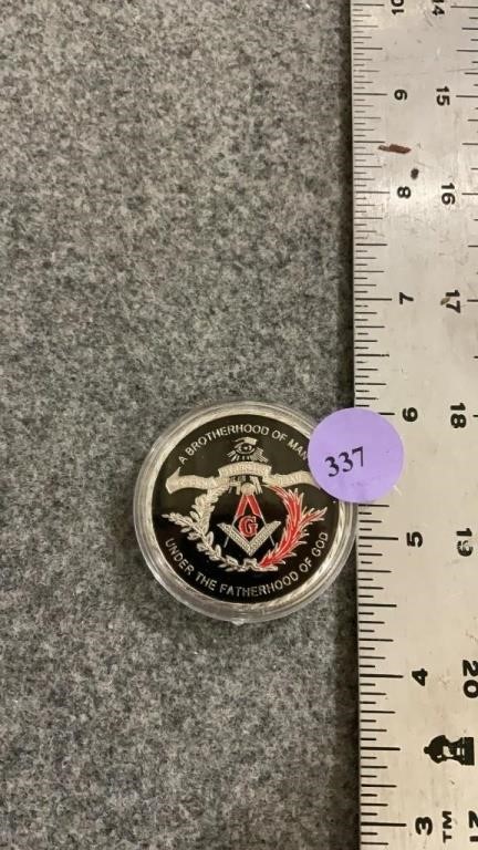 Masonic coin