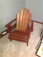 Wood lawn chair