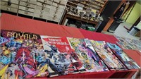 5 comic book store advertising posters
