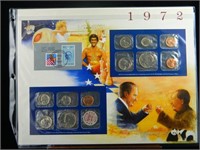1972 United States Coin & Stamp Set