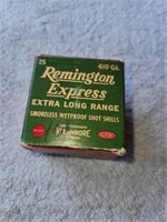 Vintage Remington Express 410 Shotgun Shell Box