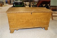 Antique Blanket Chest with Key 43 1/2" X 18 3/4"