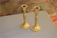 Set of Baldwin Brass Candlesticks