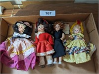 (4) Vintage Dolls in Varied Conditions