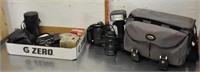 Canon A-1 film camera pkg., see pics