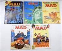 (5) 1984-85 MAD MAGAZINES