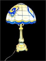 2003 NFL Ram Stain glass lamp