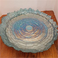 Handmade Studio Art Glass Platter