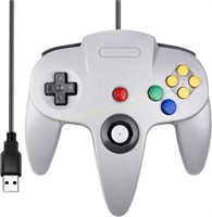 Classic N64 Wired USB PC Game Pad (Grey)