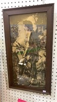 Antique framed print of Robin Hood with his
