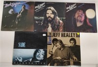 5 Lps incl. the Jeff Healey Band, Bob Seger, etc.