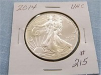 2014 American Eagle Silver Dollar - UNC