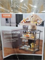 New Vevor Stylish Vintage Serving Cart-Needs