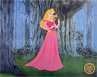 Disney Sleeping Beauty Aurora Sericel Animation Ar
