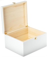 Wooden Keepsake Box - 13 x 11 x 7 Inches