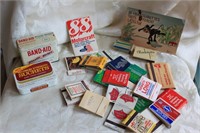 VINTAGE TINS AND MATCHES