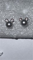 Mickey Minnie Mouse earrings. Sparklier and