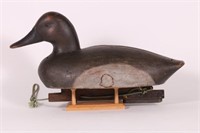 Canvasback Hen Duck Decoy by Unknown MI Carver,