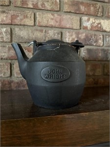 John Wright cast iron kettle