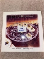 " Portico" Crystal Egg Tray