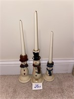 Christmas Candle Stands / Candles