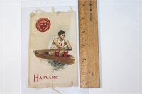 1910 Murad Large Harvard Rowing Tobacco Silk