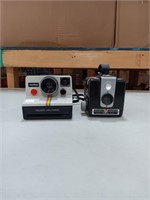 Polaroid  Land camera and Kodak Brownie Hawkeye