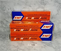 5 MIB KMT O Gauge Cars