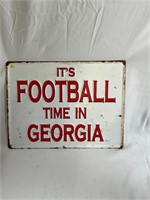 Metal Football Sign