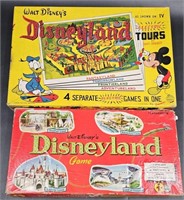 2 Vintage Disneyland Board Games