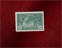 CANADA 1946 MLH 50  CENT LOGGING # 272 VF