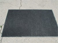 Black Commercial Rubber Backed Mat 60" x 36"